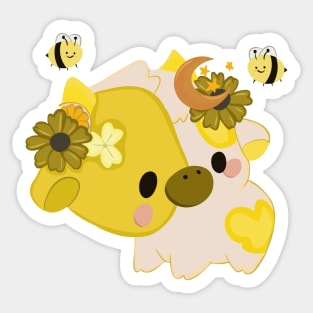 Golden cow Sticker